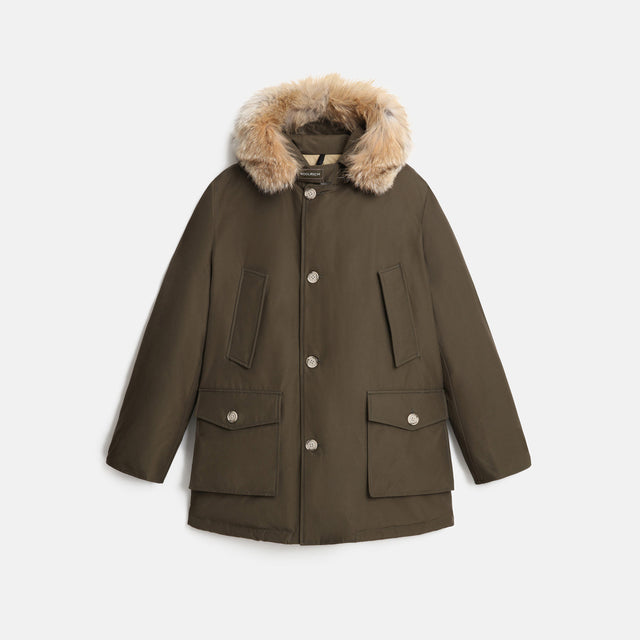 Woolrich Arctic Detachable Fur Parka Herren Dunkelgrün