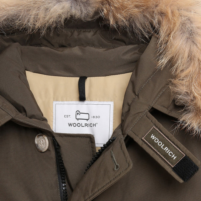 Woolrich Arctic Detachable Fur Parka Herren Dunkelgrün