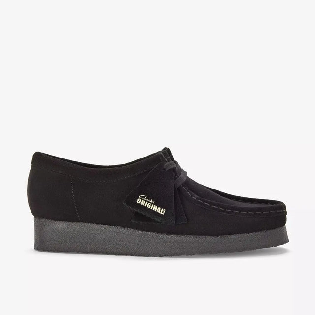 Clarks Wallabee Women's Black Suede