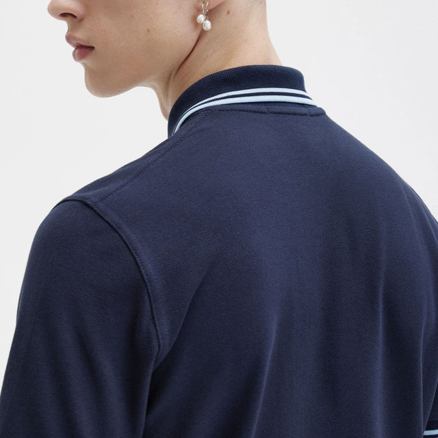 Fred Perry Polo M12 Navy & Ice