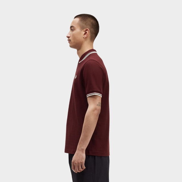 Fred Perry Polo M3600 Oxblood & Ecru