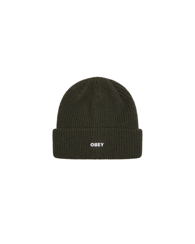 Obey Future Beanie Black Olive