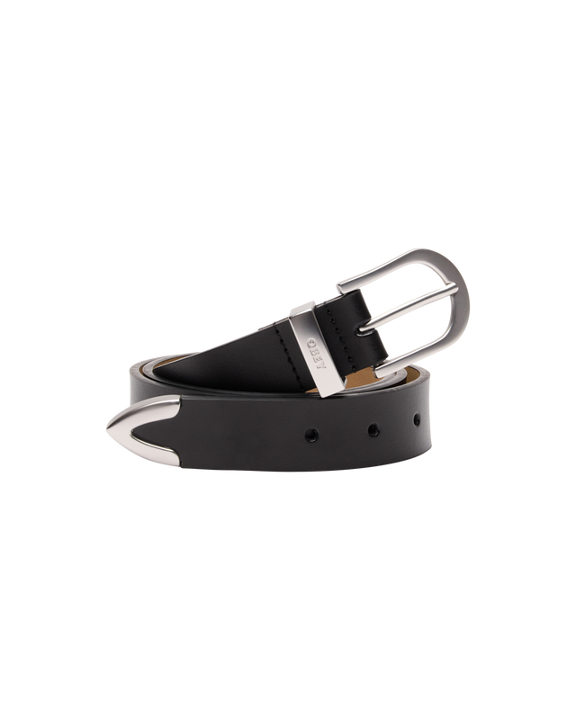 Obey Classic Leather Belt Black