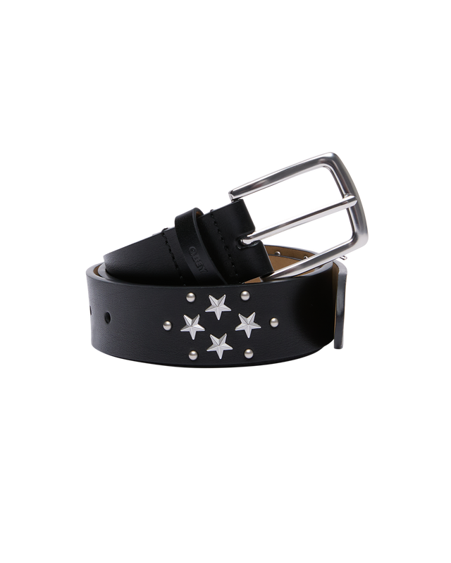 Obey Studded Star Belt Black