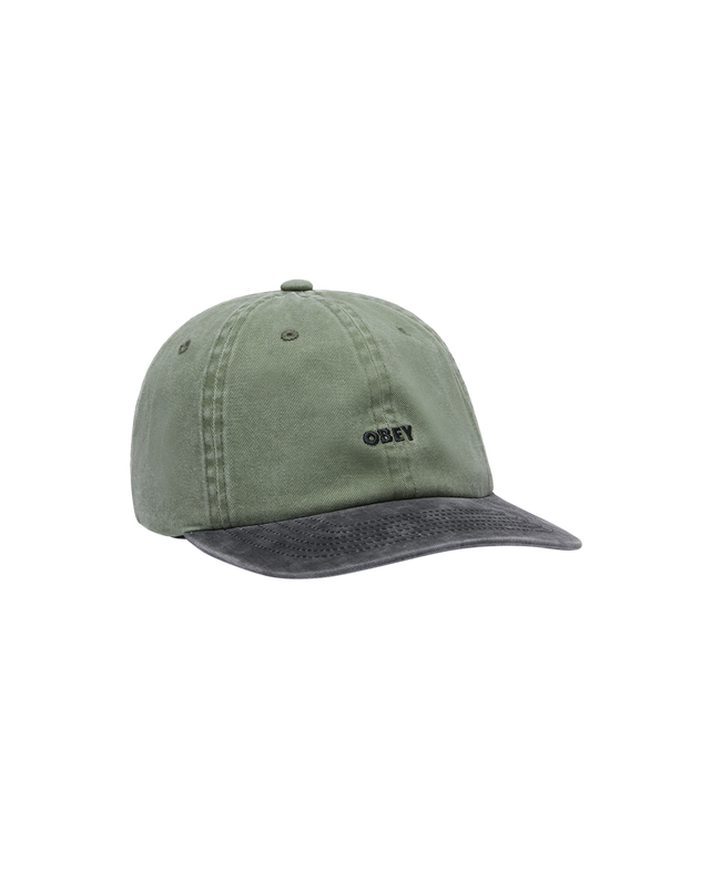 Obey Pigment Obey Bold 6 Panel Sb Pigment Olive Multi