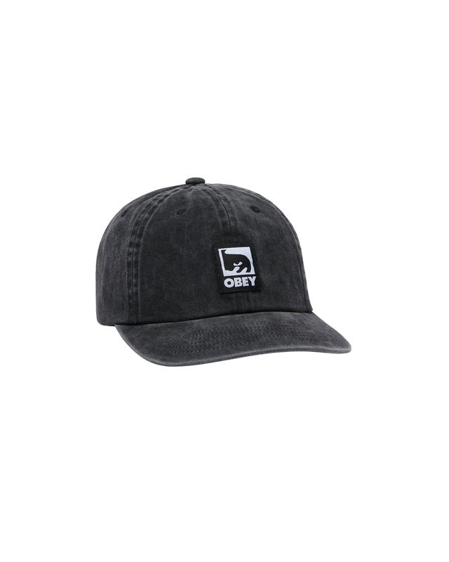 Obey Pigment Obey Label 6 Panel Vb Pigment Black
