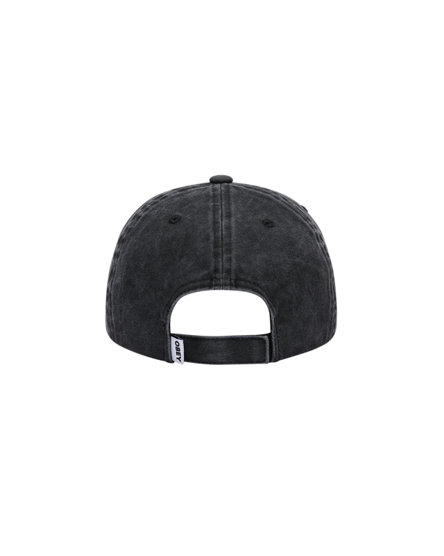 Obey Pigment Obey Label 6 Panel Vb Pigment Black