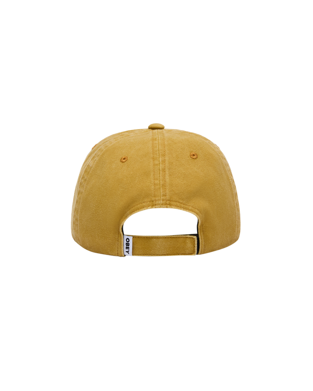Obey Pigment Obey Label 6 Panel Vb Pigment Mustard