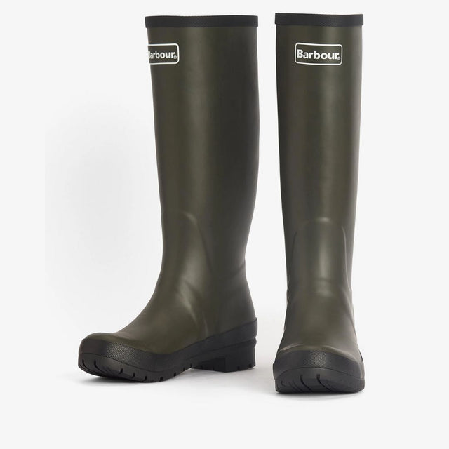 Barbour Abbey Wellington Boots Olive
