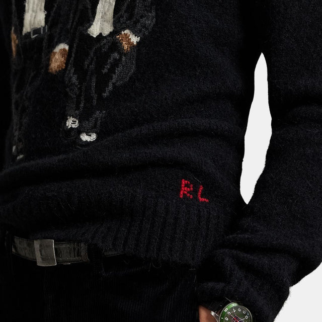 Polo Ralph Lauren The Ralph & Ricky Tuxedo Bear Jumper Black