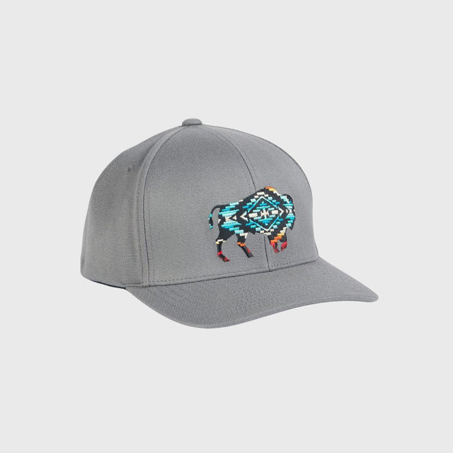 Pendleton Bison Embroidered Hat Charcoal