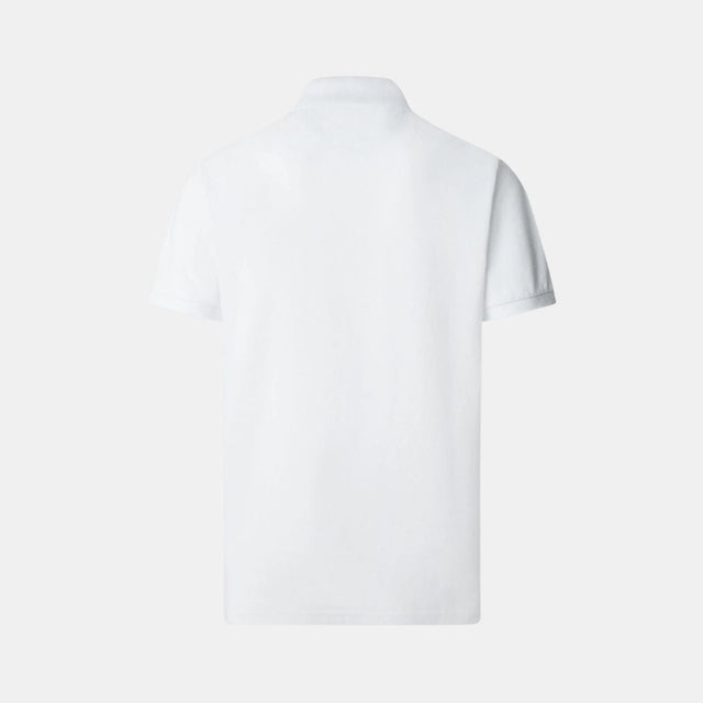 Hackett London Slim Fit Logo Optic White