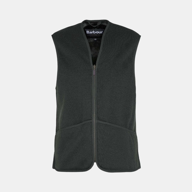 Barbour Warm Pile Zip-In Liner Vest Sage