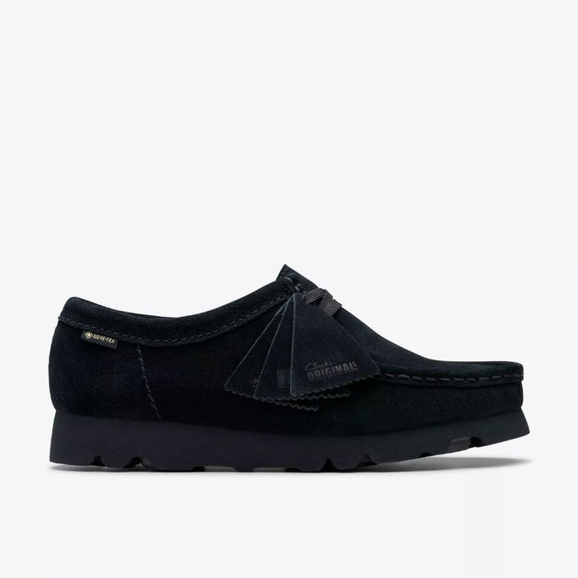 Clarks Women's Wallabee Gore-Tex Black Suede
