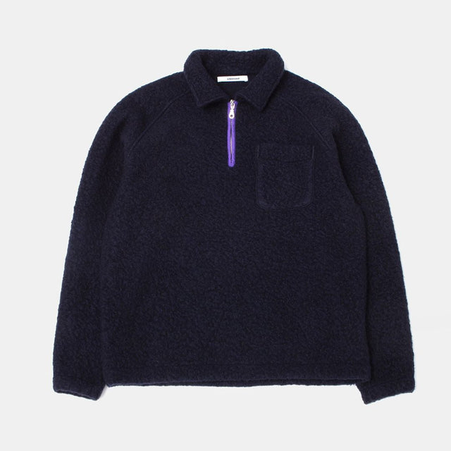 Edmmond Studios Unconventional Zip Logo Plain Navy