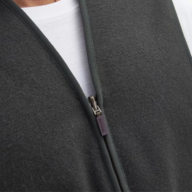 Barbour Warm Pile Zip-In Liner Vest Sage