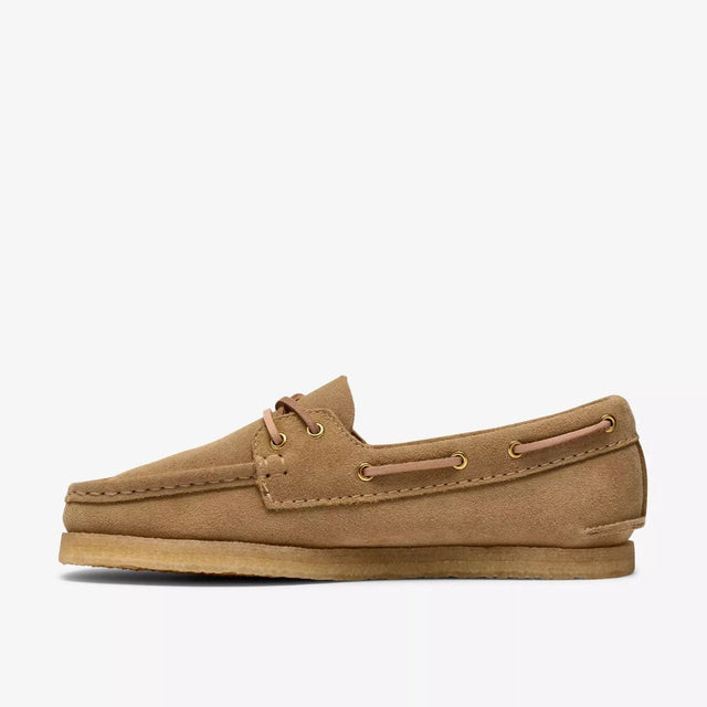 Clarks Godney Boat Women's Maple Suede