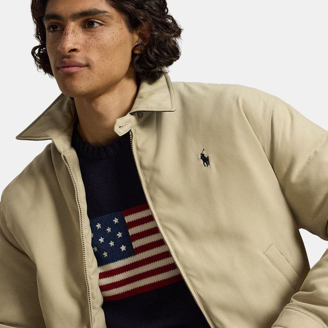 Polo Ralph Lauren Jacket Insulated Wb Khaki Uniform