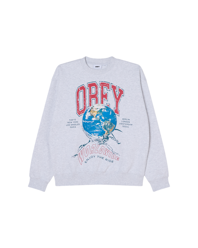 Obey Enjoy The Ride Heather Grey