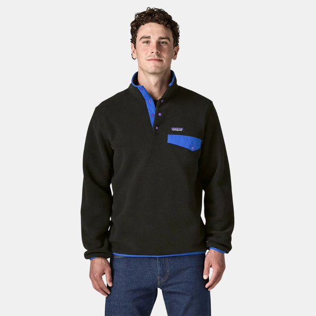 Patagonia Ms Lw Synch Snap-Tp Black-Blue