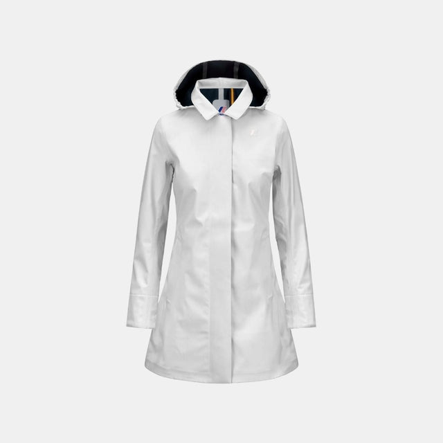 K-Way Mathy Bonded White Gardenia & Blue Depth