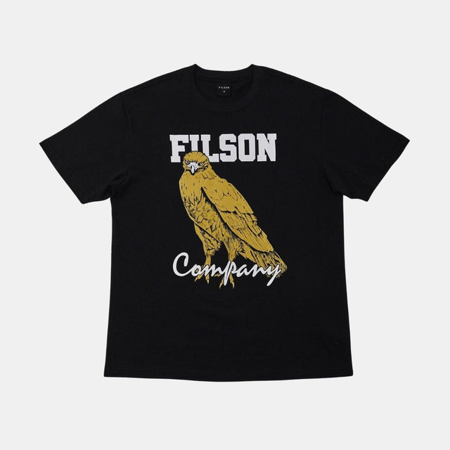 Filson S-S Pioneer Graphic T-Shirt Black Bird Of Prey
