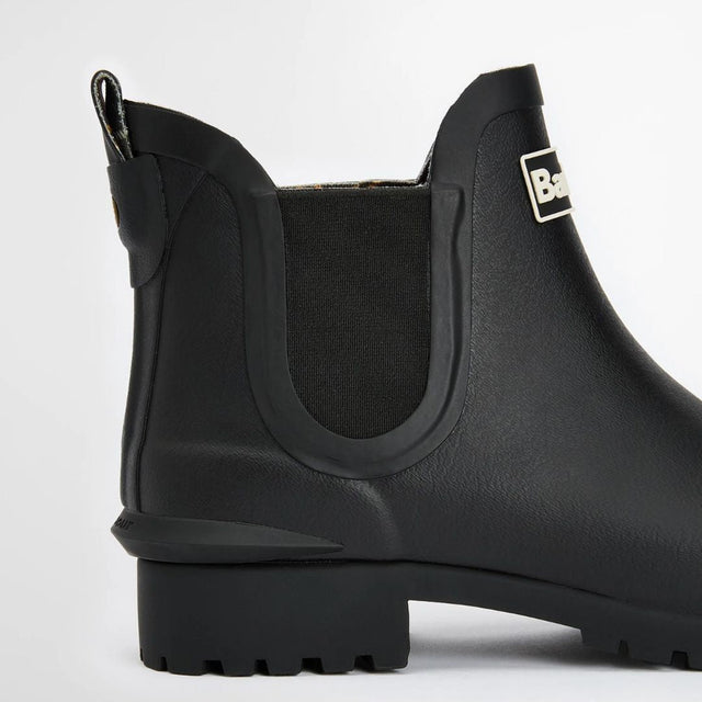 Barbour Wilton Wellingtons Chelsea Black