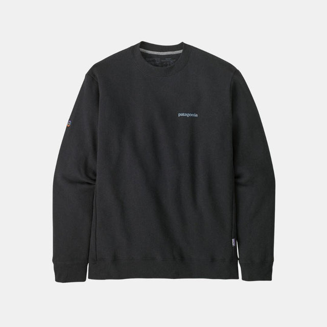 Patagonia Fitz Roy Icon Uprisal Crewneck Sweatshirt Ink Black