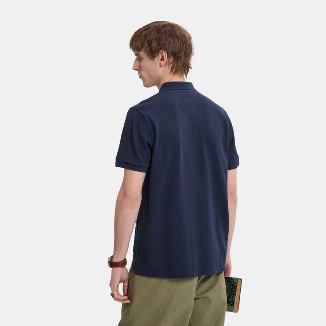 Baracuta Tartan Tapecket Polo Navy