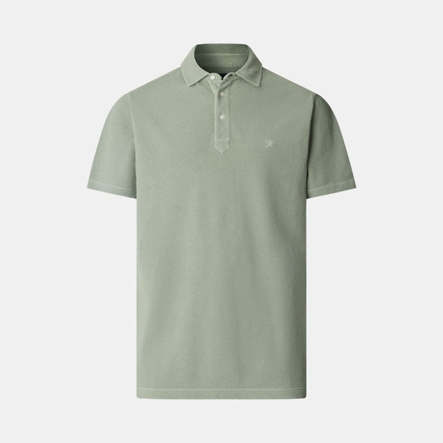 Hackett London Gmd Pique Ss Sage Green