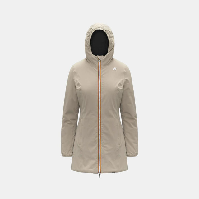 K-Way Denise St Warm Reversible Beige Cashmere & Black Pure