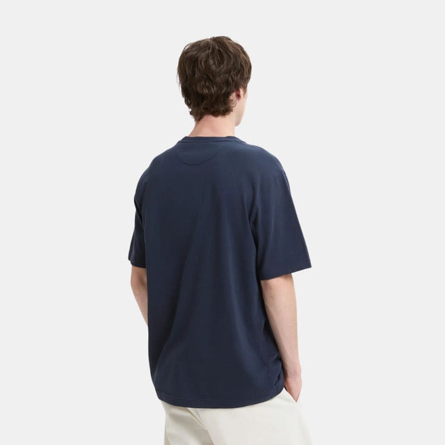 Baracuta Icon Logo Embroidered Tee Navy