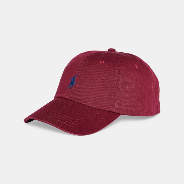 Polo Ralph Lauren Cotton Chino Baseball Cap Classic Wine