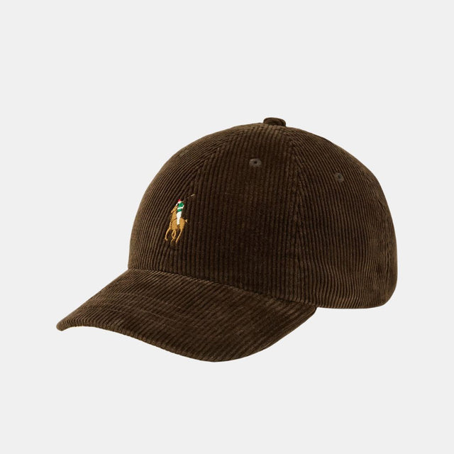 Polo Ralph Lauren Corduroy Ball Cap Dark Beech