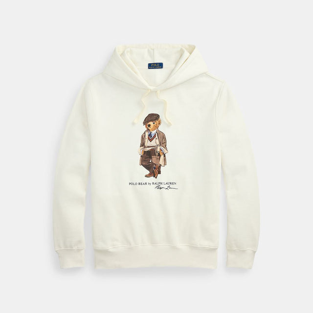 Ralph Lauren Polo Bear Fleece Hoodie White
