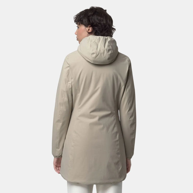 K-Way Denise St Warm Reversible Beige Cashmere & Black Pure