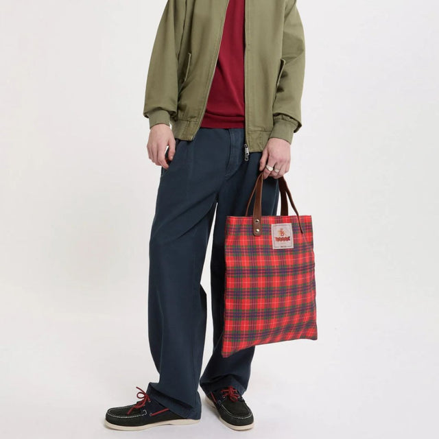Baracuta Baracuta Tartan Tote Red Fraser Tartan