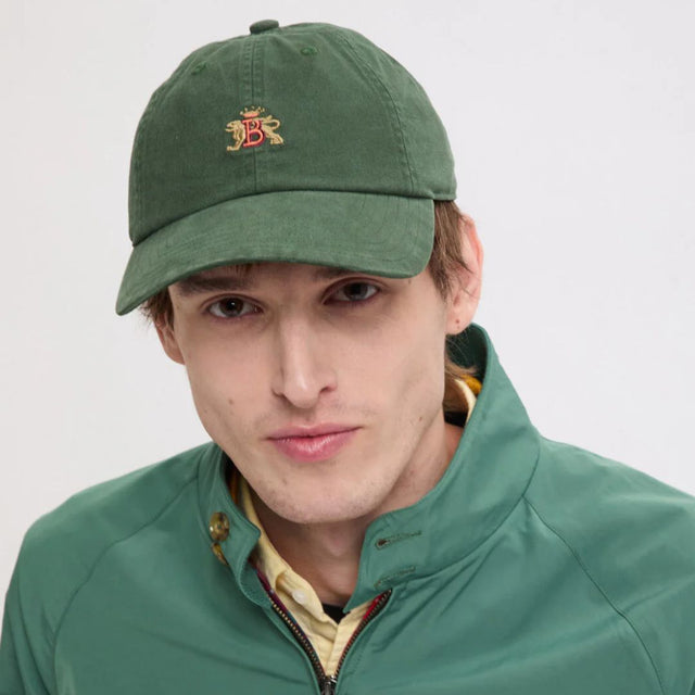 Baracuta Baseball Hat Racing Green