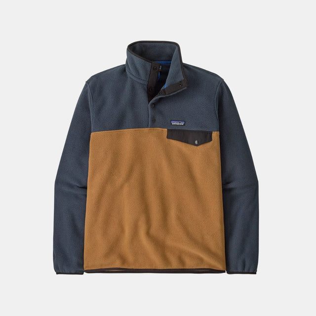 Patagonia Men's Lightweight Synchilla Snap-T Fleece Pullover Deer Brown
