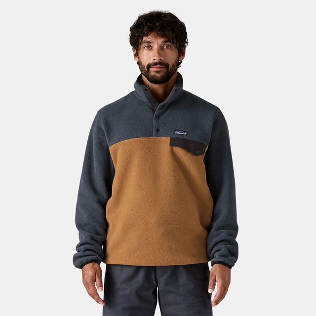 Patagonia Men's Lightweight Synchilla Snap-T Fleece Pullover Deer Brown