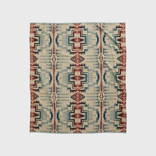 Pendleton Jacquard Towel For Two Silver Blue Harding Star