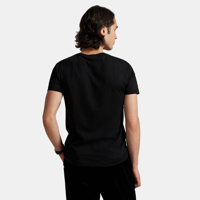 Polo Ralph Lauren Custom Slim Fit Polo Bear Jersey T-Shirt Black