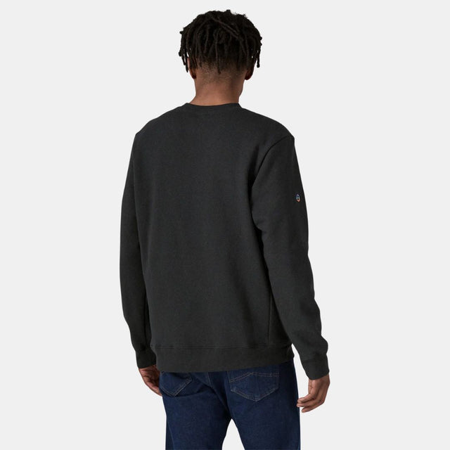 Patagonia Fitz Roy Icon Uprisal Crewneck Sweatshirt Ink Black