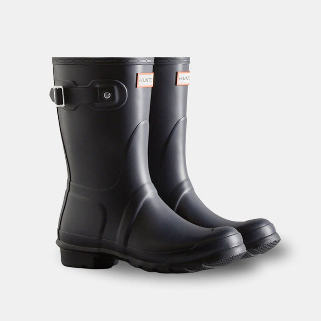 Hunter Original Wellington Short Boots Women's Navy