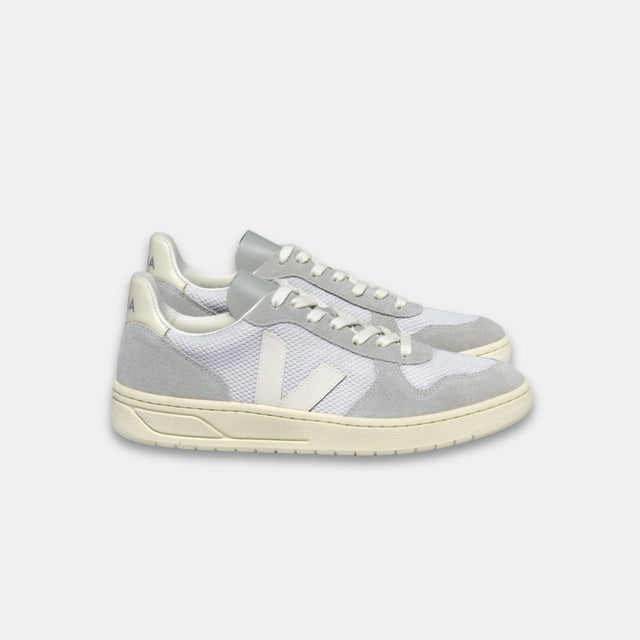 Veja Men's V-10 Alveomesh Light Grey Pierre