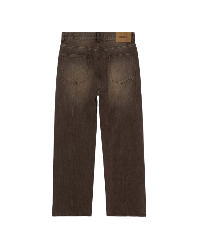 Obey Nelson Straight Leg Denim Vintage Archive Wren