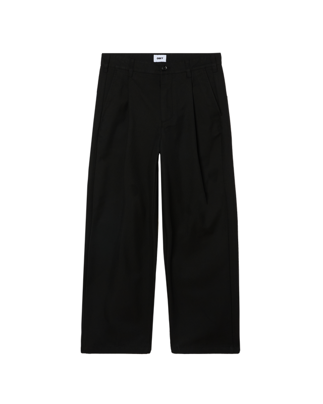 Obey Dean Pleated Pant Black