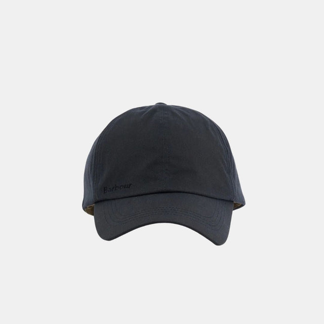 Gorra Barbour Wax Cap de algodón encerado azul marino unisex