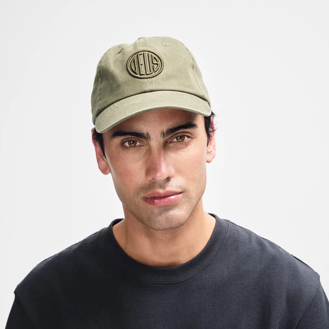 Deus Ex Machina Pill Logo Dad Cap Pine Green