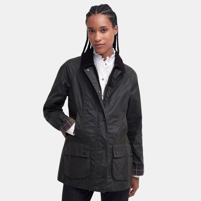 Barbour Classic Beadnell Waxed Jacket Olive